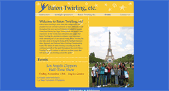 Desktop Screenshot of batontwirlingetc.com